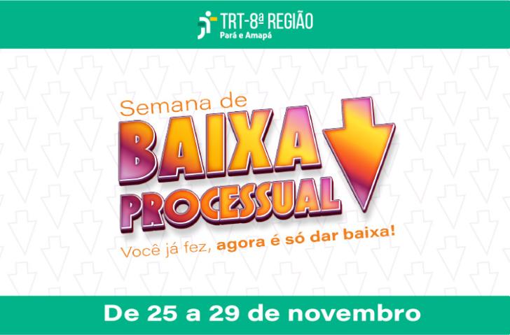 Descrição de imagem: Arte gráfica nas cores azul e verde. Centralizada na parte superior, logo da justiça do trabalho, abaixo, o texto: Semana da saúde TRT-8. Data: de 18 a 22/11/2024. acompanhe a programação.