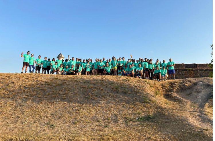 Caminhada em Macapá com magistrados (as) e servidores (as) do Fórum Trabalhista